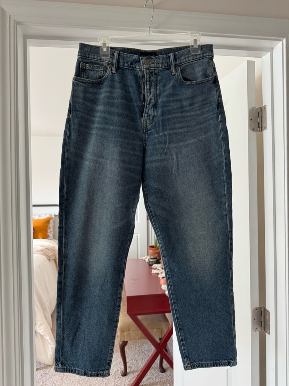 Lucky Brand Women's High Rise Mom Jeans - Medium Blue Wash Personal Closet Item